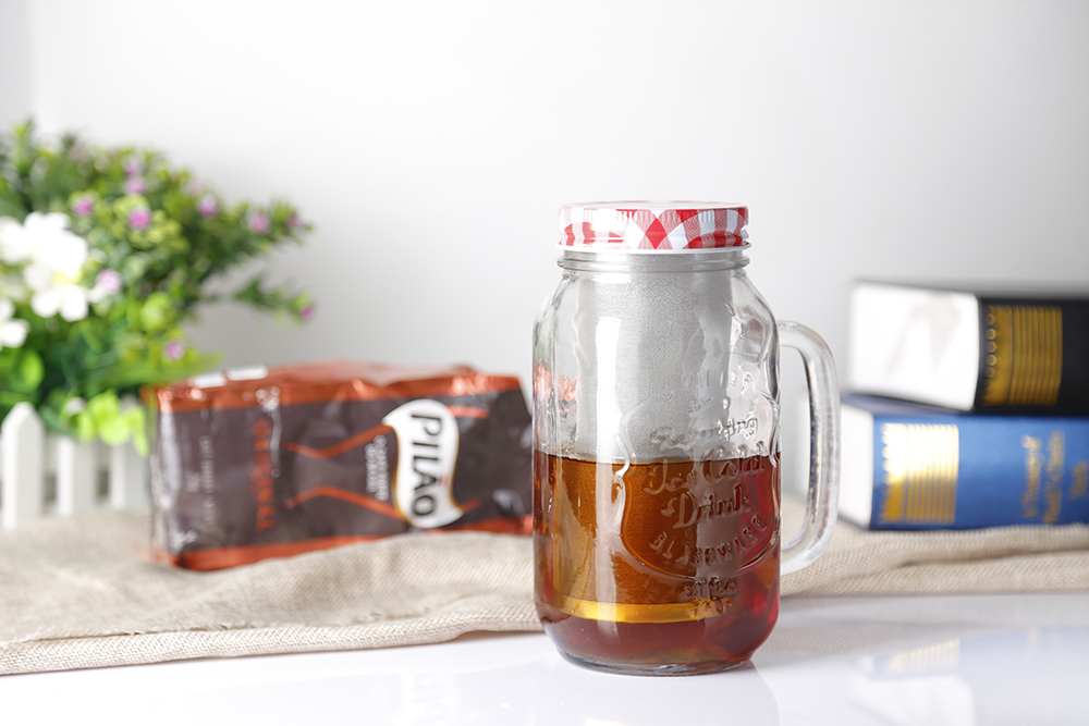 Hot Sale Square Shape Cold Brew Coffer Maker Glass Jar with stainless steel filter