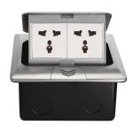 British/European/French/Universal Combination Floor Socket with Aluminum Alloy