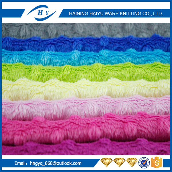 Soft Baby Cuddle Minky Dot Fabric Tricot Knitted Customized Color