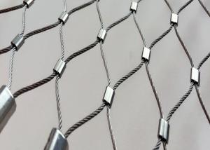 Wholesale Construction 7*7 Balcony Protection Mesh Stainless Steel 316 Cable Mesh For Stairs Railing from china suppliers