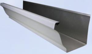 Wholesale G.i. Steel Sheet Half Square Gutter Roll Forming Equipment 1 Inch Single Chain Drive 4Kw Hydraulic cutting from china suppliers