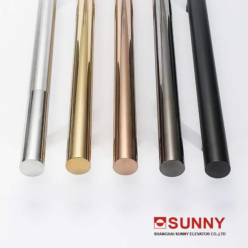 Stainless Steel Observation Elevator Handrails For Panoramic Passenger Elevator