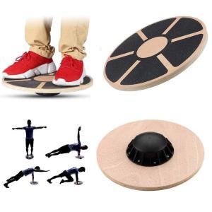 Wholesale Wooden Balance Board Plate Yoga Balancer Anti-skid High Level Training Balance Gym Board from china suppliers