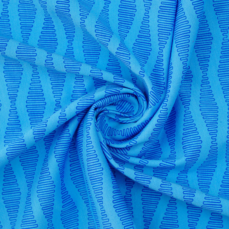 Smooth Mercerized Cotton Fabric For Business Attire 172cm Low Shrinkage