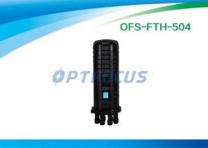 Wholesale Outdoor 96 Cores Fiber Optic Enclosures 490×220 mm Pole Mounting 6 Port from china suppliers