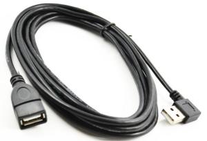 Wholesale 3M USB A female to USB A Male right angle adapter Extension cable from china suppliers