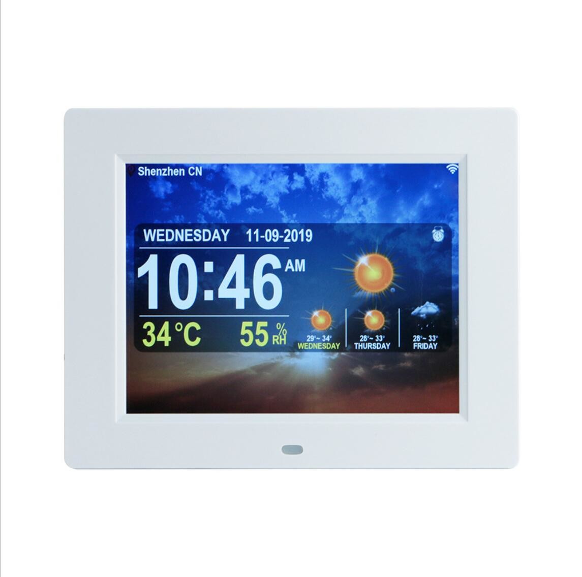 LED Alarm Calendar 1024*768 Wedding Invitation Card