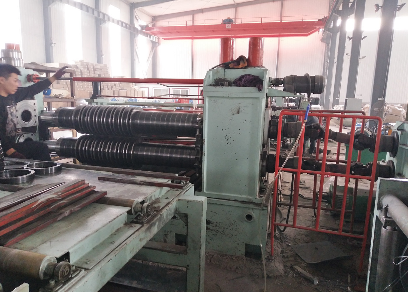 High Speed Steel Coil Slitting Process 220KW Customized Color CE Standard