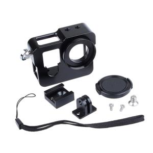 Wholesale Aluminum Alloy Hero 4 Rugged Cage Protective Housing Case For GoPro Hero 4 Sliver Black With UV Lens Cap from china suppliers
