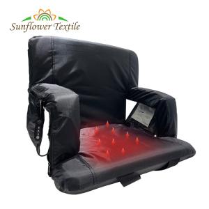 Wholesale 20'' 23'' 25''Oxford Cloth Outdoor Wide Folding Chair Sports Football Heated Stadium Seats from china suppliers