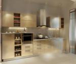 Stainless Steel Modern Villa Luxury Custom Kitchen Cabinets Furniture Set