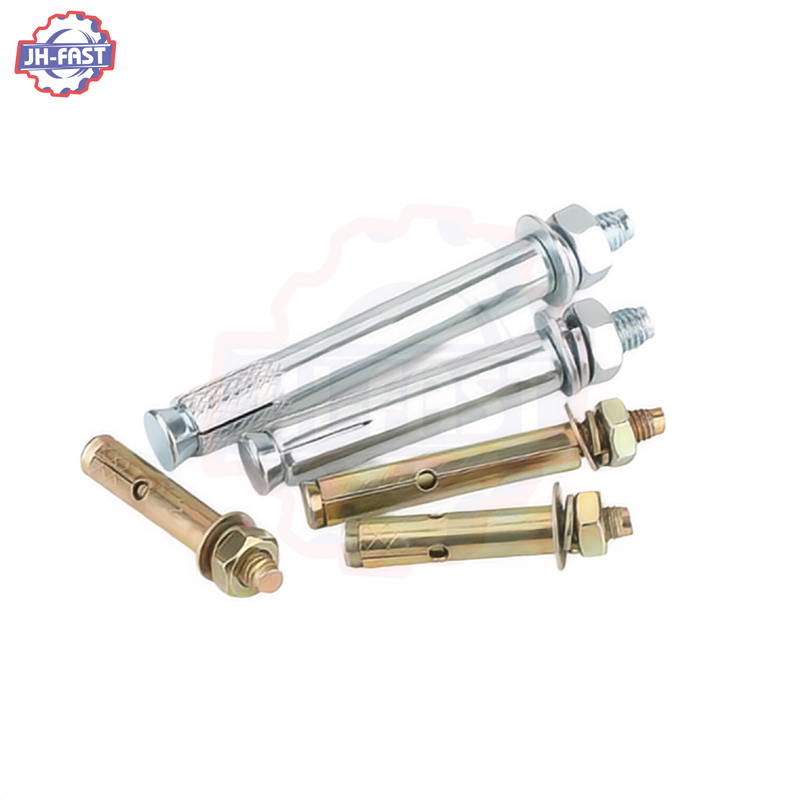 Building Material Passivation Finish Steel Wedge Wall Anchor Bolts M6 M8 M10 M12 M16 M20 Diameter for Concrete Expansion