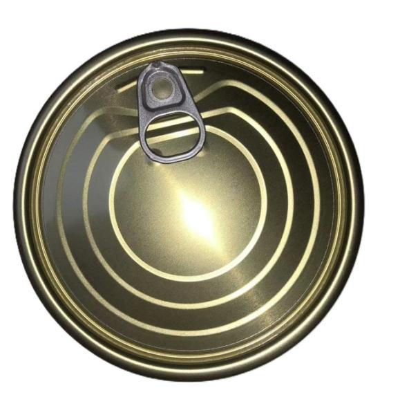 #401 Rust Resistance TFS Material 99mm Diameter Golden Easy Open EOE For Food