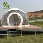 White 3 People Small Geo Dome Tent For Living