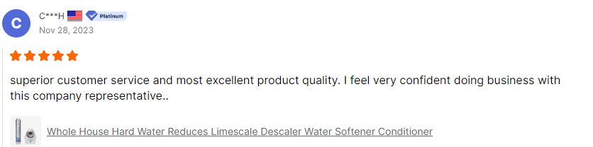 Household Salt Free Water Conditioner 3/4 Inch 0.15-1MPa For Home Faucet Shower Plumbing System Descaling 35