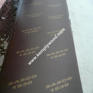 Wholesale Two times hot press combi core 15times usage brown film faced plywood from china suppliers