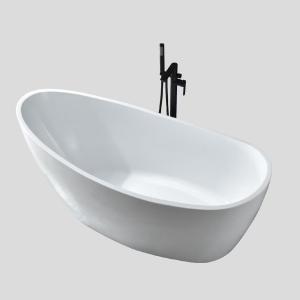 Wholesale 1800mm Oval Acrylic Drop In Bathtubs Whirlpools Freestanding Soaking from china suppliers