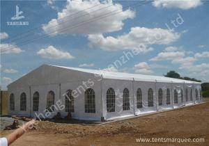 Wholesale Transparent PVC Windows Hard Aluminium Frame Tents , metal frame tent 15m by 30m from china suppliers