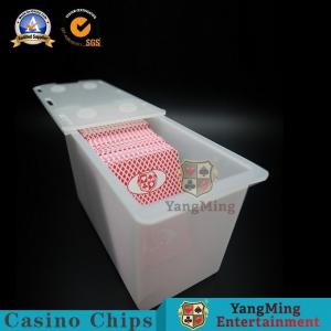 Wholesale Translucent 8 Standard Poker Card Gift Box High-Quality Thick Acrylic Playing Card Gift Card Holder Wholesale Spot from china suppliers
