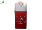 2 Tier Cardboard Countertop Displays , Dairy Products Merchandising Display
