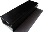 Black Anodize Aluminum Extrusion Tube Stamping Parts Aluminium Alloy Black