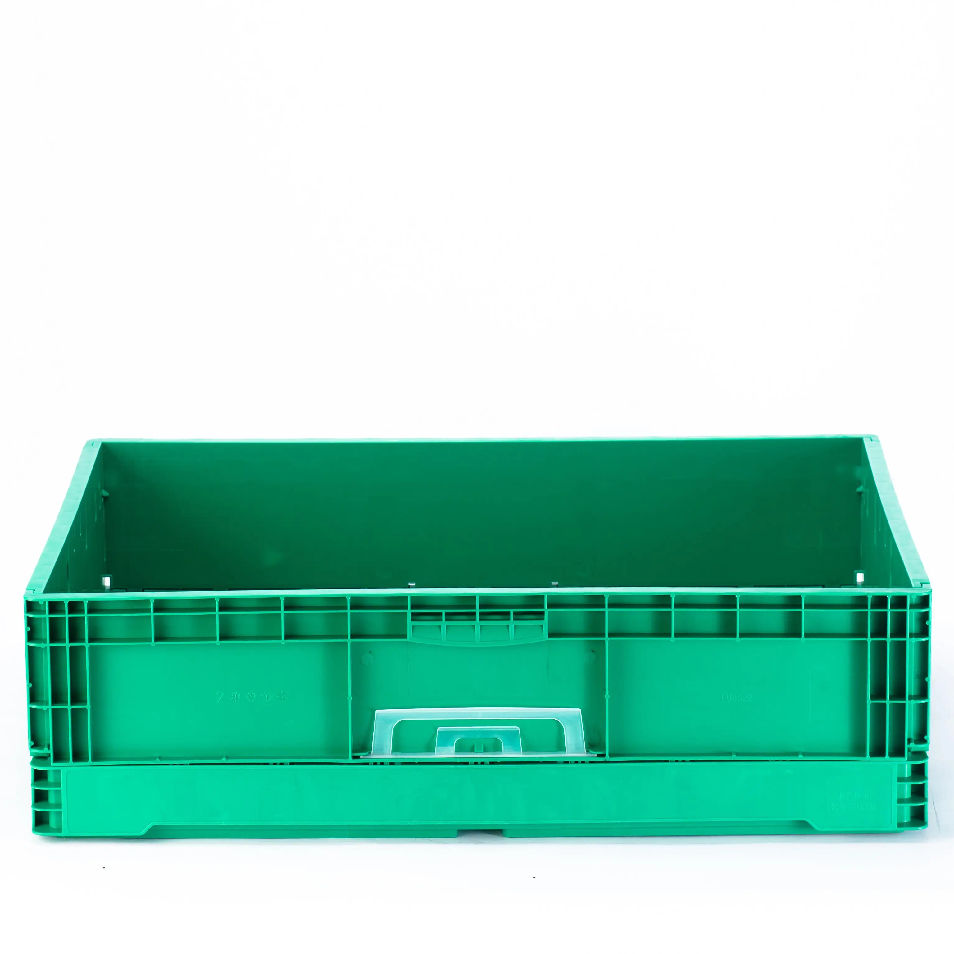 Collapsible EU Turnover Container Plastic Solid Storage Crate 800x600x230mm for Shipping