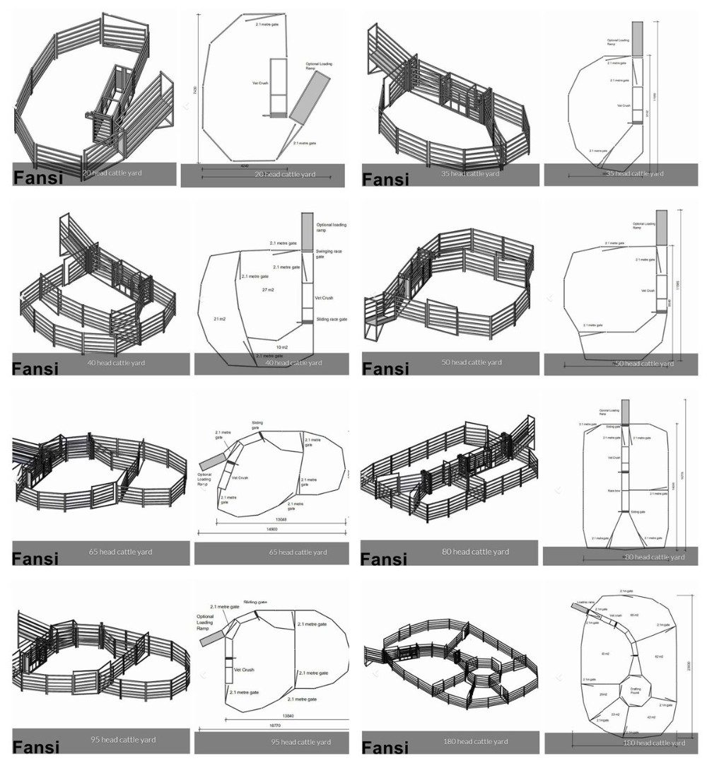2019 hot sale Australia market 1.8x2.1m oval pipe cheap cattle fencing panels for sale/cattle yard design