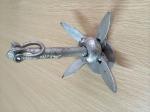 Boat Folding Grapnel Anchor Galvanized Steel Anchor Marine Yacht Isure Marine