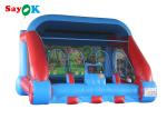 Commercial Inflatable Sports Games Red Blue IPS Shooting Game Inflable Carnival