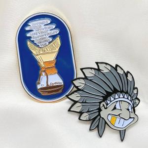 Wholesale custom enamel pin badges pines football metal lapel badge pin enamel badge from china suppliers