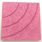 Conference Hall RAL Color Acoustic Woodwool Board Panel Wall Decorated