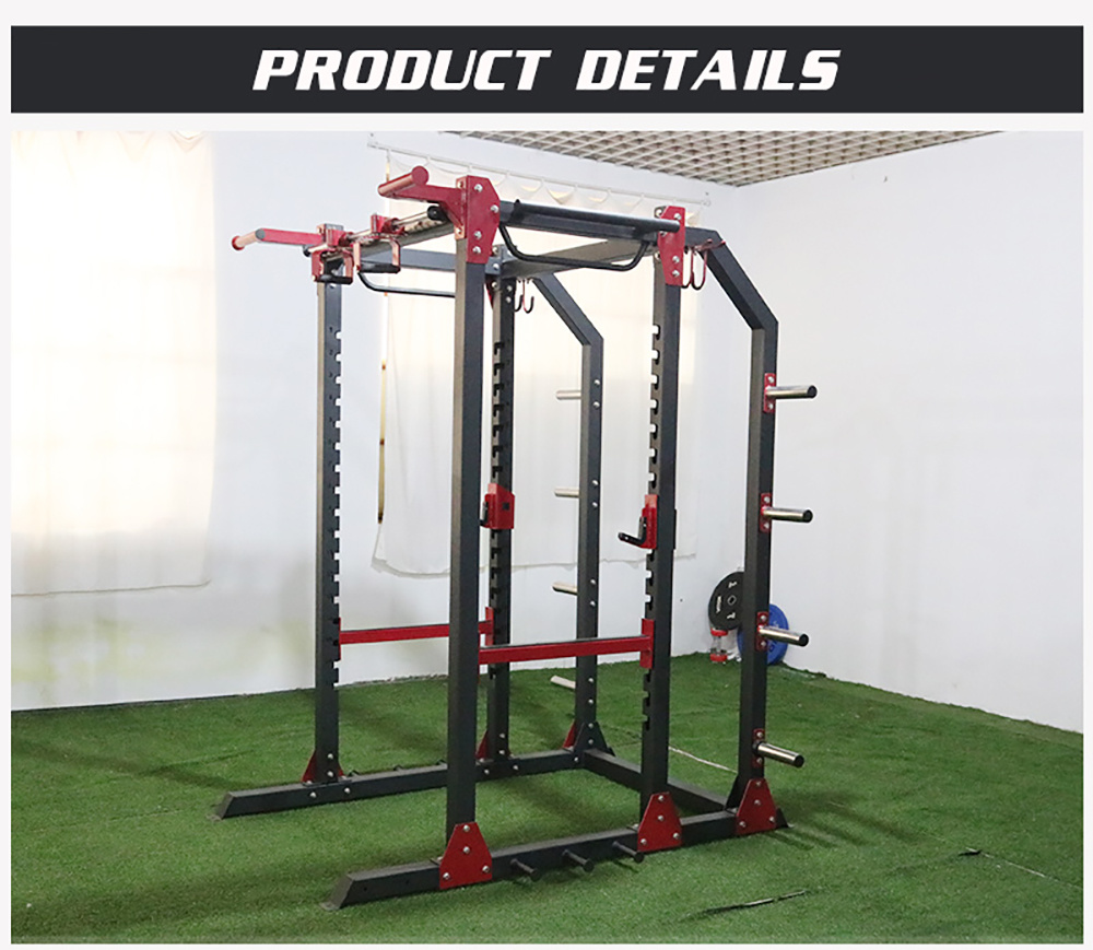 Chinese Manufacturer Commercial Fitness Equipment Multifunctional Frameless Half Squat Rack Squat Rack