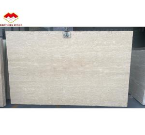 Wholesale Hotel Marble Travertine Slab Polished Dining Table Modern Natural Stone Oval Furniture from china suppliers