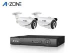 960P 2Ch Poe CCTV Camera Kit Outdoor , Poe Security Camera System