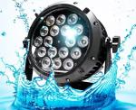 RGBW Disco LED Par Can Stage Waterproof Lights 18*10W With Long Working Time