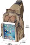 Tactical Shoulder Sling Bag Small Outdoor Chest Pack For Men Traveling, Trekking