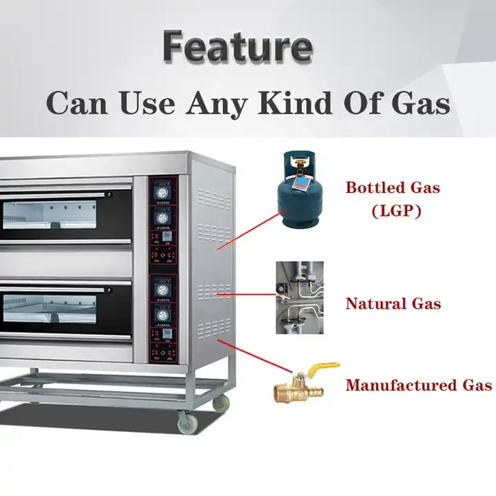Smart Control Independent Burner Computer Board Gas Baking Bakery Oven