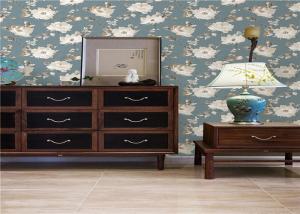 Wholesale Sitting Room Decor Non Woven Wallpaper Heat - Proof With Flower Pattern from china suppliers