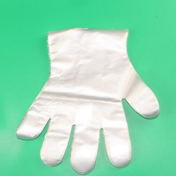 Disposable Clear Polyethylene Work Gloves Food Grade For Cooking Cleaning ,