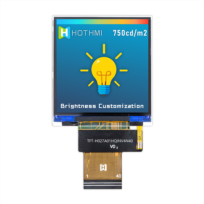 2.7 Inch IPS 320x320 Readable Sunlight TFT Display Panel MCU For Industrial Control
