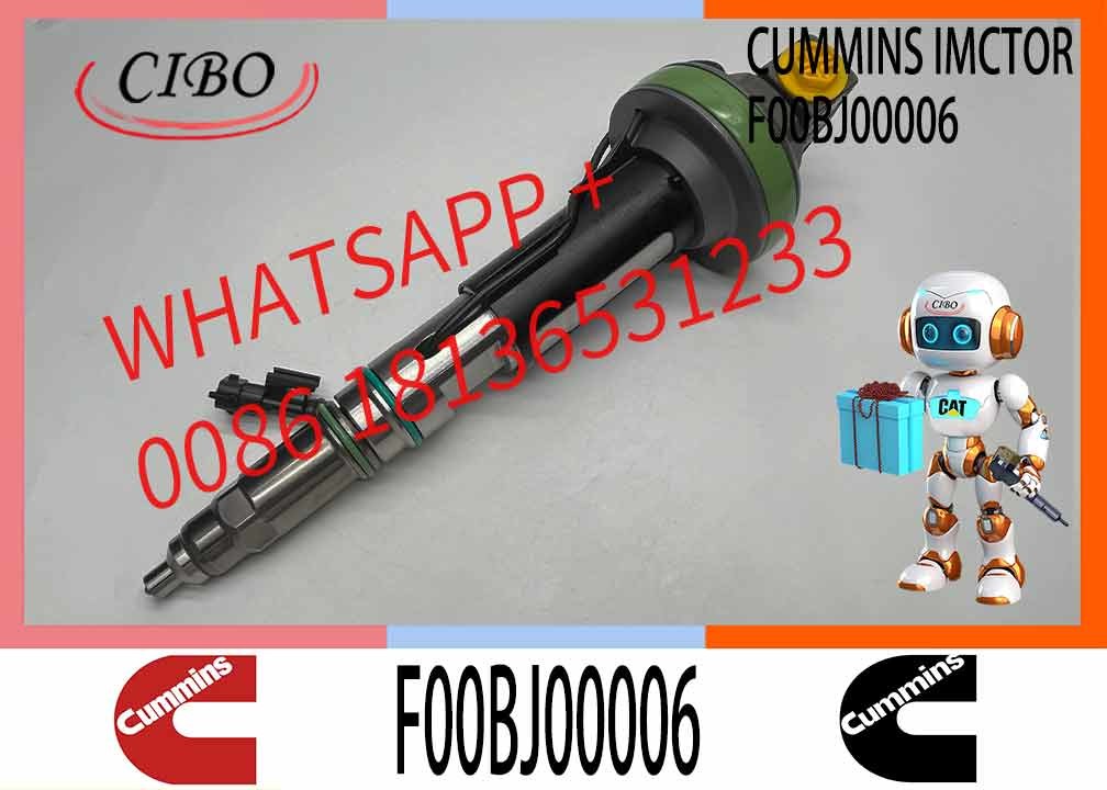 Genuine Fuel Injector Assembly F00BJ00006 FOOBJ00007 0986435903 0986435614 For Qsk19 Engine