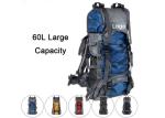 Multifunction 60l Front Wall Outdoor Hiking Bag , Camping Trekking Molle