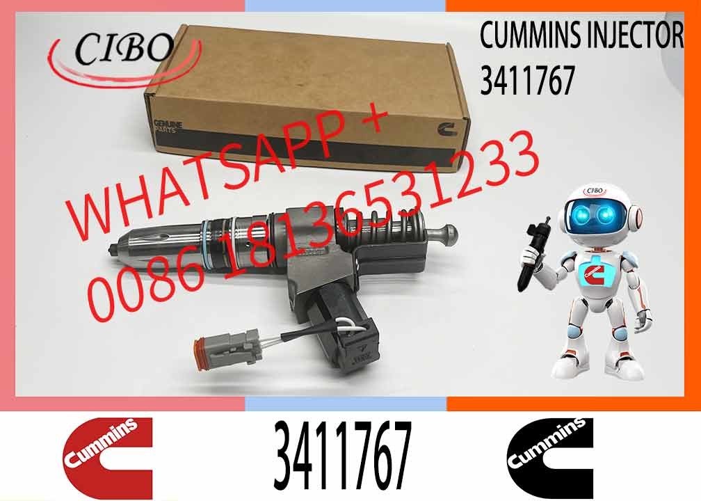N14 Celect Plus Injectors 3411767 Diesel Engine Fuel Injector 3411767 For Cummins N14 Injector