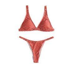 Wholesale 2018 new summer sexy Women bandage polka dot Bikini set Swimwear Bathing Suit Triangle women lace from china suppliers