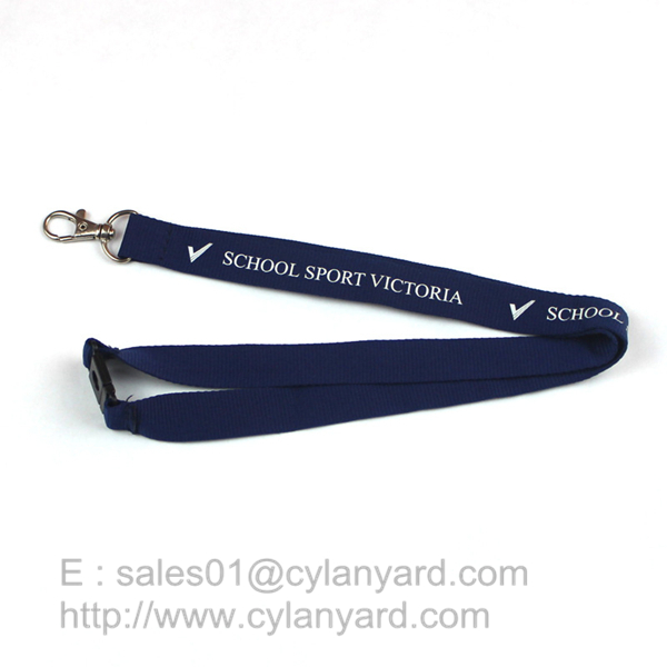 Tailored screen print polyester neck ribbon factory