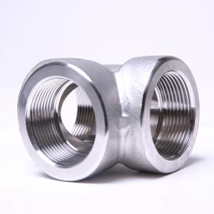 Wholesale 3000LB 4inch Sockets Butt Weld Reducing Tee / 40mm solvent weld tee from china suppliers