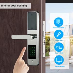 Wholesale Smart Hotel Locks Grey / Black Hotel Smart Door Lock 2pcs Cards DC 6V Power Supply from china suppliers