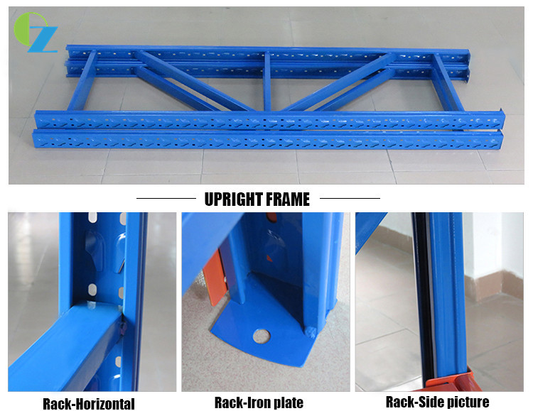 200KG Per Layer Powder Coated Steel Storage Racks Light Duty Warehouse Storage Shelf