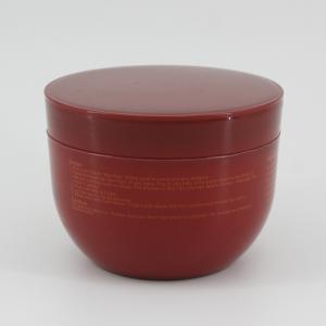 Wholesale 400g Red PET Body Scrub Jar Bowl Shape 500ml Plastic Jar from china suppliers