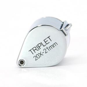 Wholesale 21mm Lens 20X Gem Identifying Jewelry Loupe Triplet Type from china suppliers
